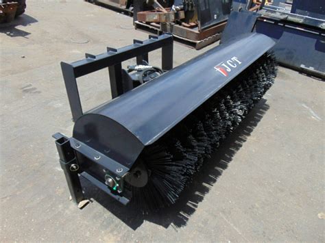 skid steer street sweepers|rotary broom for skid steer.